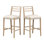 TABOURET DE BAR AVEC ÉCHELLE À ÉCHELLE (ENSEMBLE DE 2)