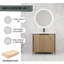 Meuble-lavabo autoportant avec lavabo en résine