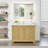 Avery 48 Inch Single Bathroom Vanity in Dark Walnut, White Cultured Marble Countertop, Undermount Square Sink (1-Hole), Brushed Gold Trim-51712058-51978239-134320030