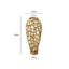 Gold Aluminium Floor Vase, Tall Round XXL Modern Vase for Dried Flowers-1914842810