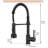 Led Kitchen Faucet With Pull Down Sprayer, Single Handle Single Lever Kitchen Sink Faucet 