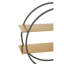 Simona 2 Piece Circle Metal Tiered Shelf