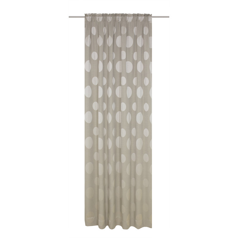 PeoPles Pencil Pleat Room Darkening Single Curtain, Grey/Brown/Blue, 135cm Width x 145cm Drop