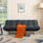 Twin 67.3" W Corduroy Tufted Back Convertible Sofa-1006749436