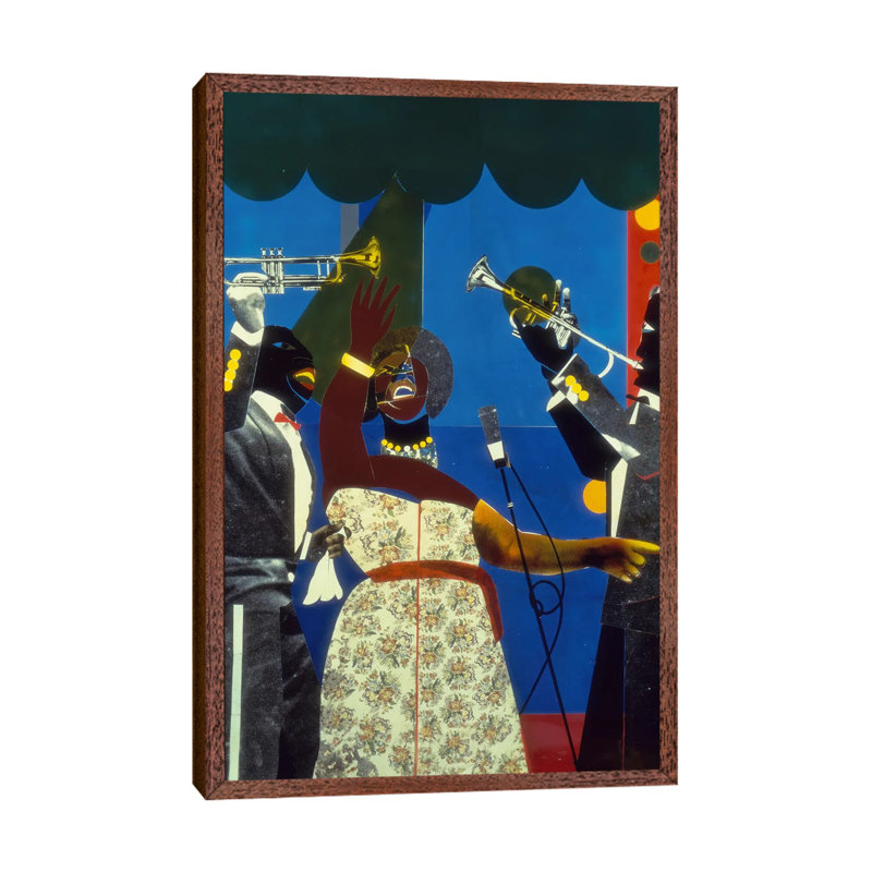 Show Time 1 Piece Wall Art on Canvas, 152.4 cm H x 101.6 cm W, Framed Print without Mat, Classic Wood