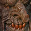Statue de visages dans les arbres Poison Greenman-88289076