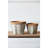 Pair Of White And Brown Cement Planters Featuring A Bold Black V Pattern, L:10X8", S:8X6.5" - Great For Scandinavian Modern Floral Setups 2 Made With Design, Elevate Your Displays In Spaces