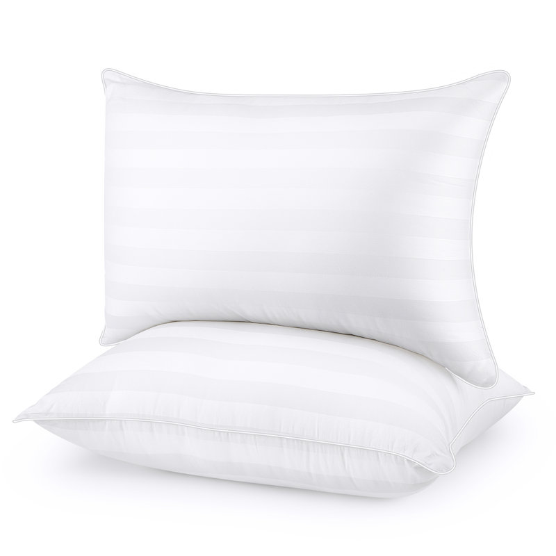 Ensemble de 2 oreillers en duvet de duvet synthétique, Standard