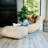Big Joe Modora Bean Bag Chair Lounger And Ottoman Bundle, Copper Harbor Vegan Leather-118303240-116471804