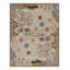 Art Deco Hand Knotted Wool Floral Area Rug-181739567
