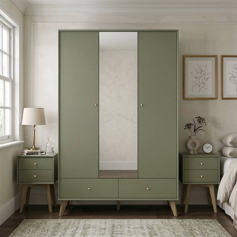 Abby Homestead 2 Piece Bedroom Set , Kale Green