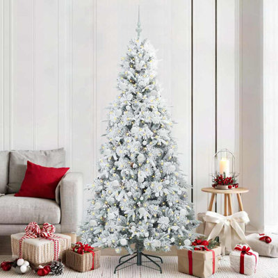 Artificial Hinged Christmas Tree Green PE and PVC
