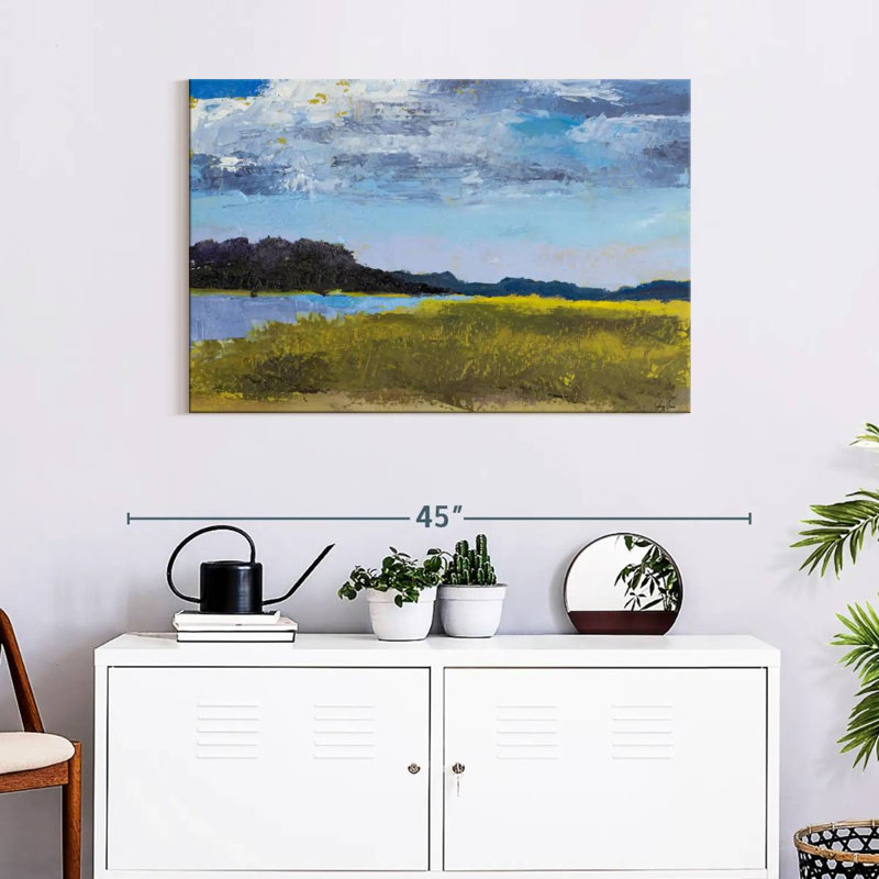 Alvord Blue Skies Field, 24" H x 36" W
