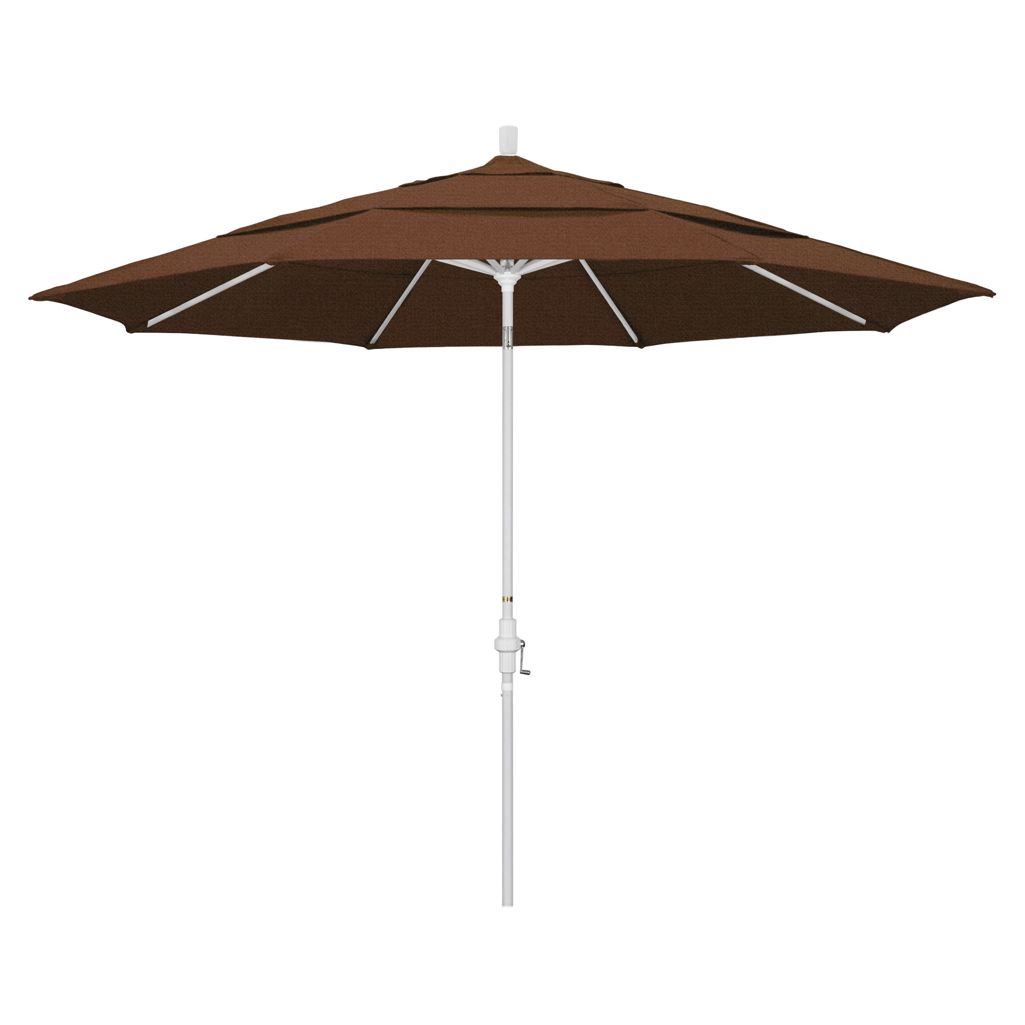 Broadmeade 132'' Sunbrella® Outdoor Umbrella, Teak Performance