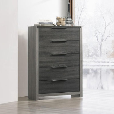 Modern Contemporary 5-Drawer Storage Chest,for Bedroom, Living Room, Hallway