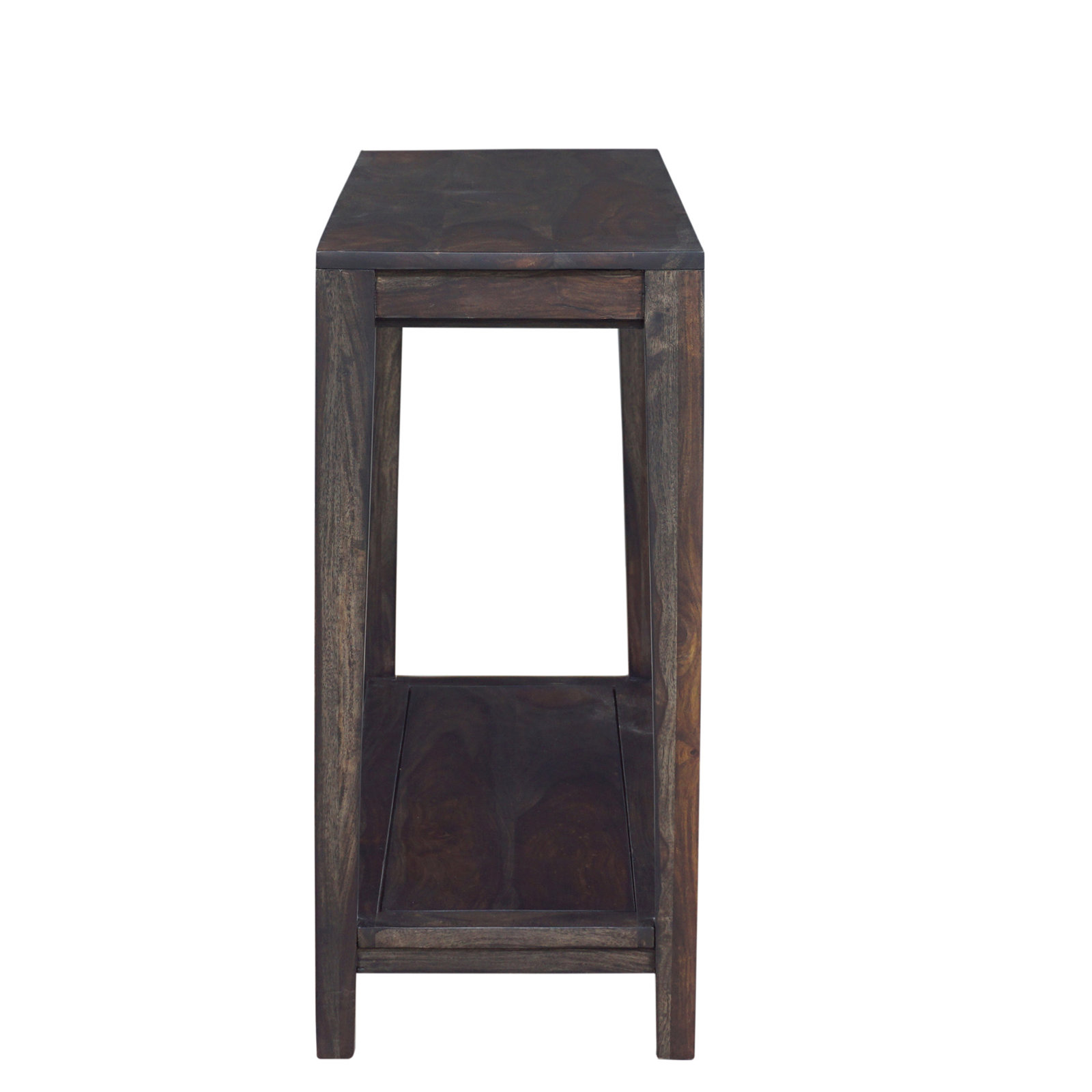 Jacie 50'' Solid Wood Console Table, Dark Brown