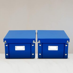 Snap-N-Store Caja de almacenamiento – Paquete de 2 cajas de archivo de  revistas para organizar – Cajas de almacenamiento de 12.25 x 3.88 x 9.75