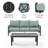 Marple 3 - Person Patio Conversation Set with Cushions-1775734677-1775734674
