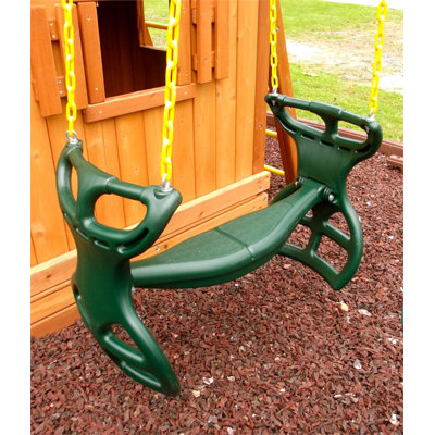 Fauteuil oscillant robuste avec chaînes