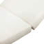 Chaise longue avec coussin 4 plis 2 fois, chaise longue d'extérieur réglable à 4 positions avec surface latérale plate