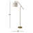Geena Carleton 60'' Arched/Arc Floor Lamp-804535307