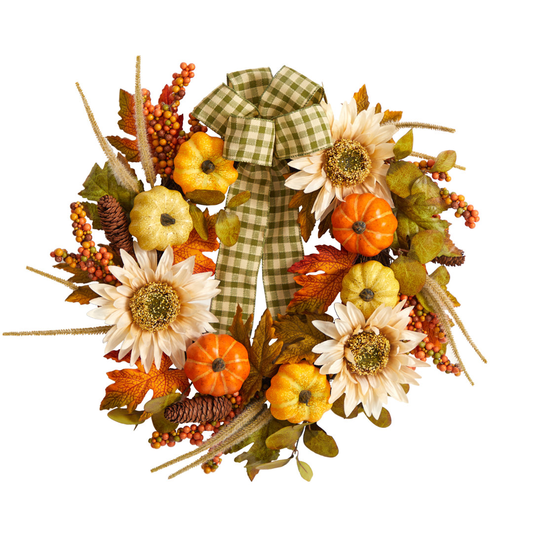 Faux 24'' Wreath Primrue