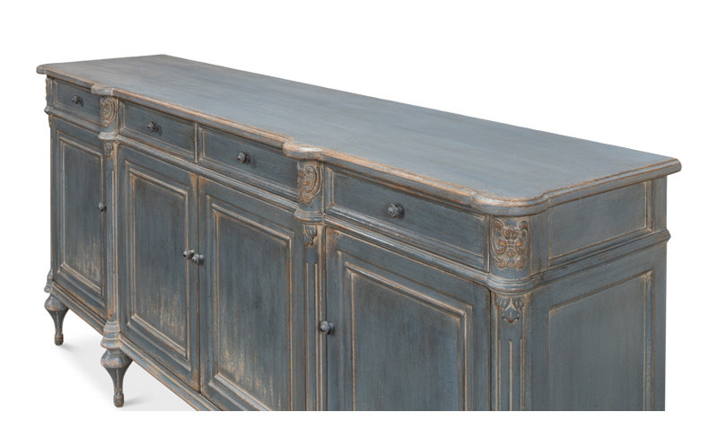 Lilac 88'' W Solid Wood Sideboard