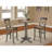 Frausto 2 - Person Solid Wood Bar Height Pedestal Dining Set-1347191326-1423868476