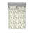 Blanc / motif floral vert est en rupture de stock