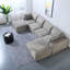 Compression Cloud Sofas, 134 Inch Corduroy Modular Modern Couch For Home