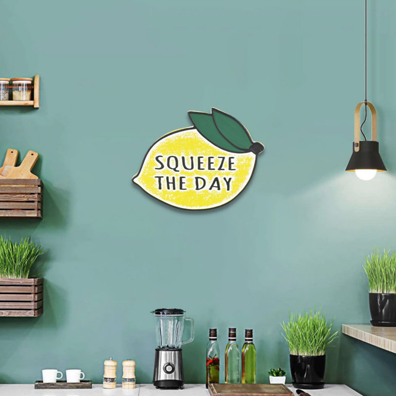 Squeeze the Day Wall Sign