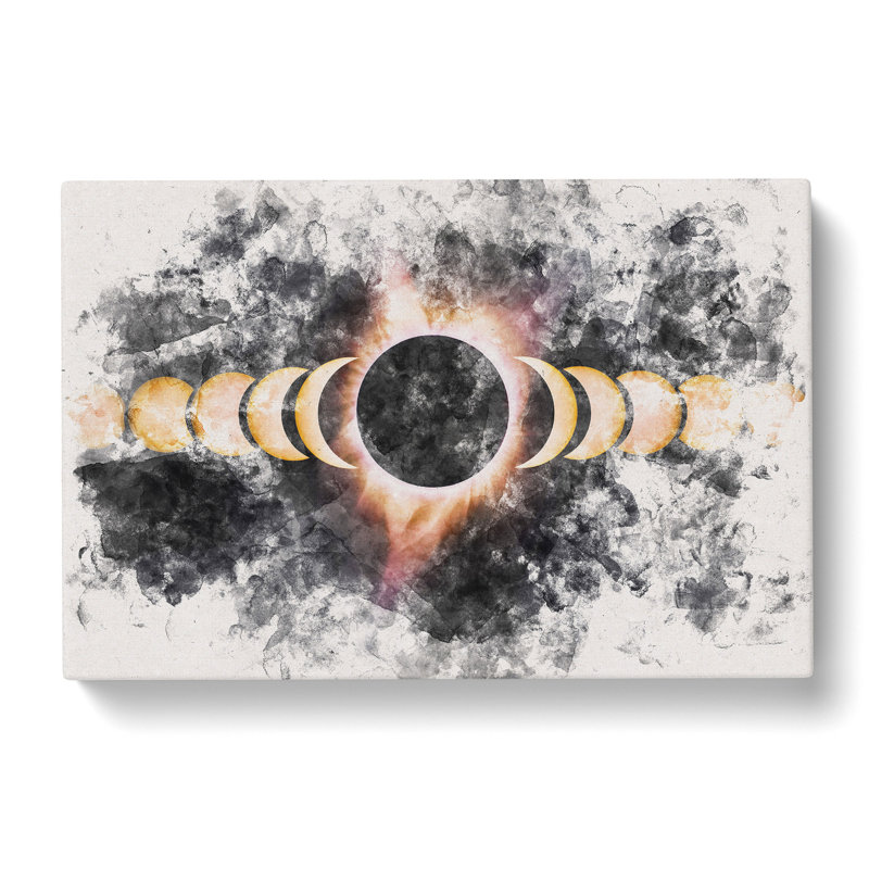 The Eclipse - Wrapped Canvas, 50cm H x 76cm W x 3cm D
