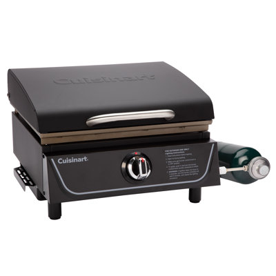 17" Tabletop Gas Griddle With Hood