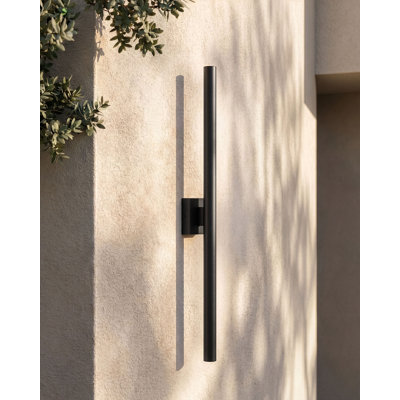 ANISH Powder Coated Finish Outdoor Sconce