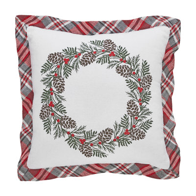  Cotton Throw Square Pillow Cover & Insert