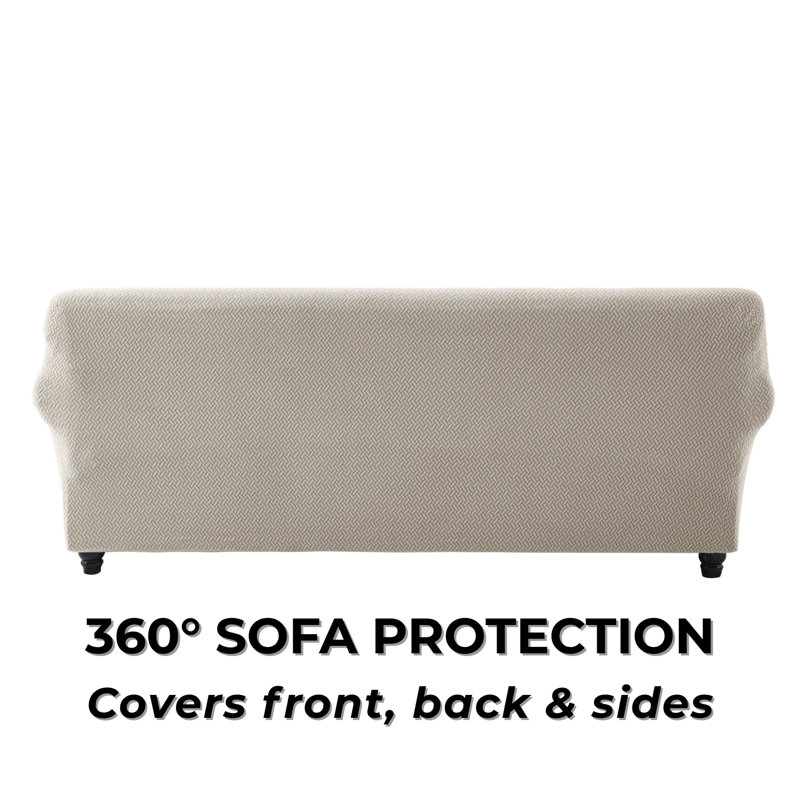 Stretch Sofa Slipcover – Elastic Fitted Spandex Couch Protector | Machine Washable, Anti-Slip, Pet & Kid Friendly | 1-4 Seater Sofa Covers