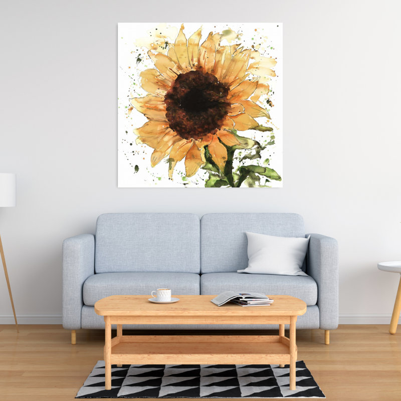 " Big Sunflower " Painting Print