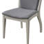 Chaise rembourrée en bois massif H 37,2 po Badgery