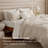 Bedsure 100% Washed Cotton Duvet Cover Queen Set - Minimalist Cotton Beding Set For All Season（set of 3）-106246591-125402763
