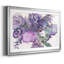 Lavande florale Splendor II - encadrée, impression encadrée avec biseau mat et verre-673512944-673512947