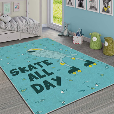 Luxurious Area Rug (2.6 x 4.6 Feet), 100% Polyester, 740 g/m² | Soft Velvet Fabric, Non-Slip Felt Dot Underside, Laminated Sponge for Comfort | Antibacterial, Machine Washable at 30°C | Elegant Home Décor