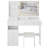 Large Vanity Table With LED Mirror, Power Station And Storage-40748814