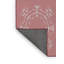 Tapis gris/zone rose à motifs-866356883
