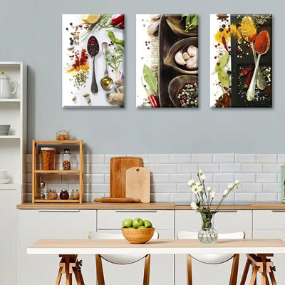 3 Piece Wrapped Canvas Wall Art