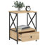 Cinar 50cm W Iron Bedside Table-306003871