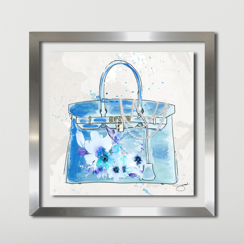 «Feeling Blue», impression, H 24 po x l 24 po x P 1,5 po, Toile tendue