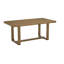Ensemble de table de salle à manger en bois Arnhem avec 4 chaises rembourrées - ensemble 5 pièces