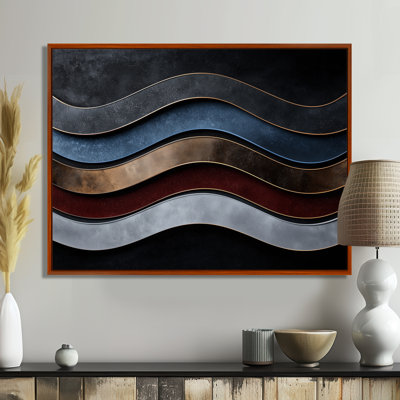 «Winbush Abstract Fractal Whispers Of Dark Color», art mural abstrait