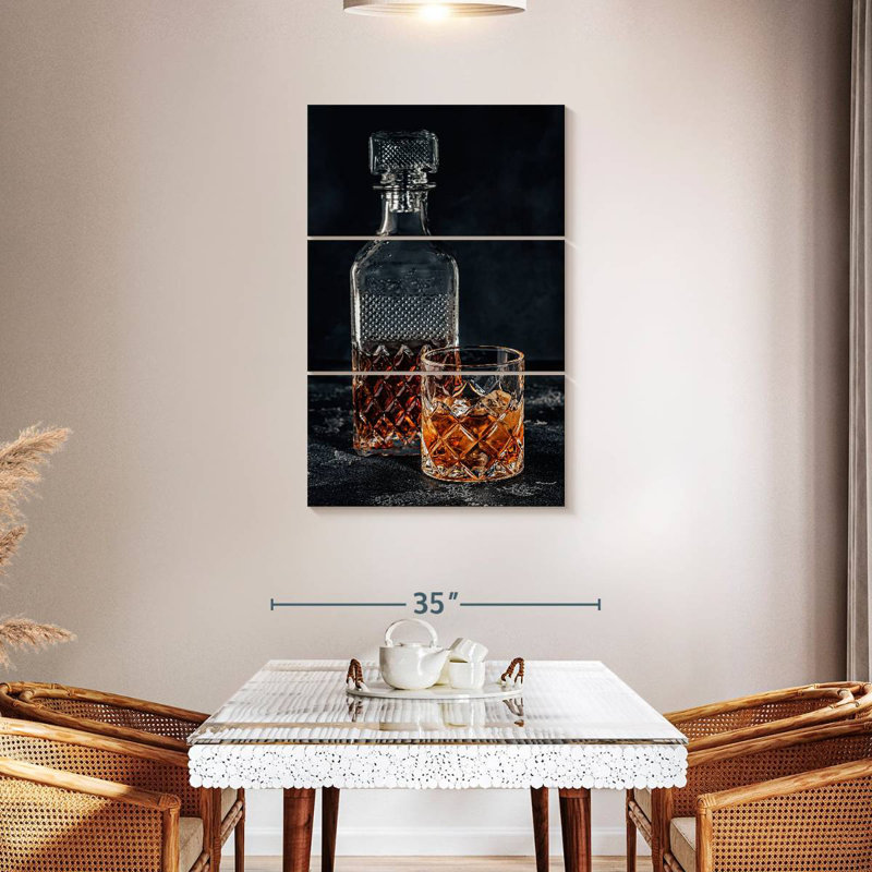 Yarlin Whiskey Glass And Decanter, 74" H x 48" W
