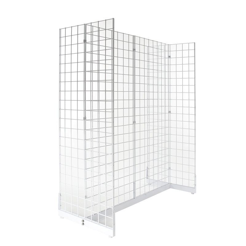 49.5'' W Metal Merchandiser, White